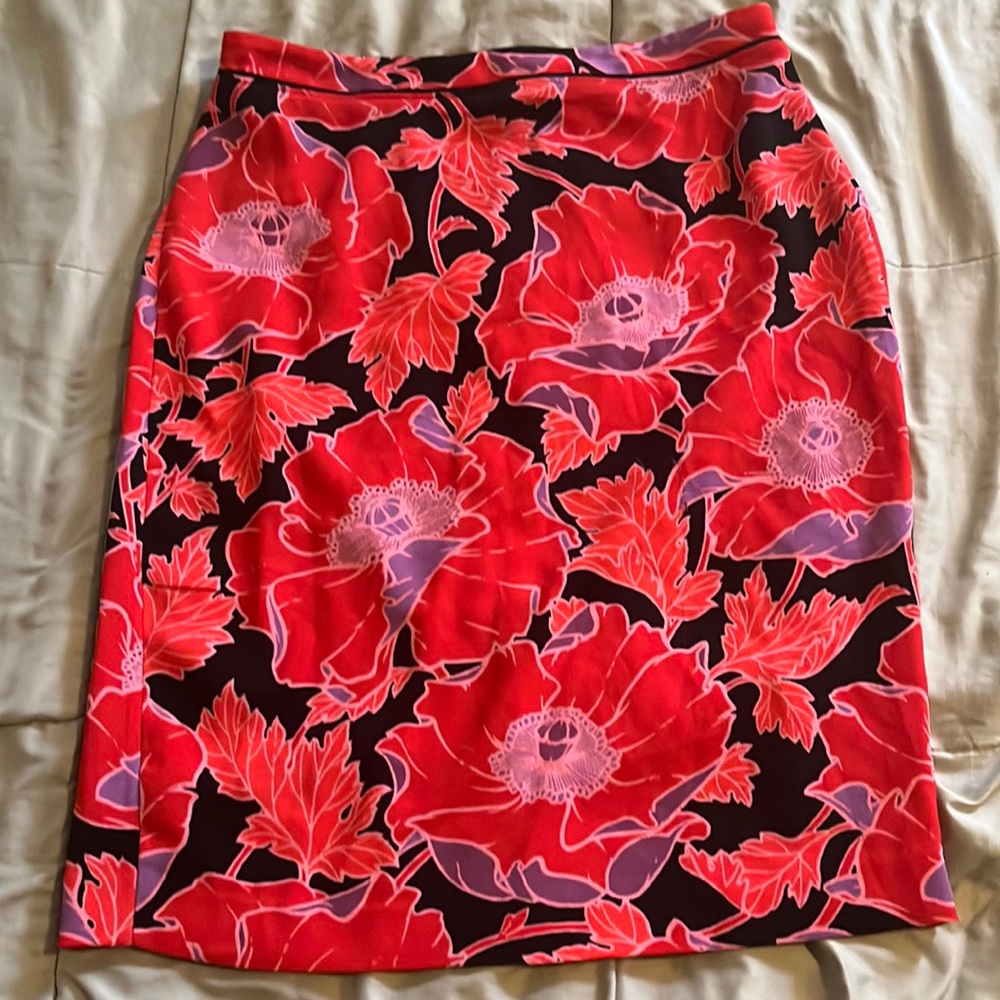 Floral Pencil Skirt